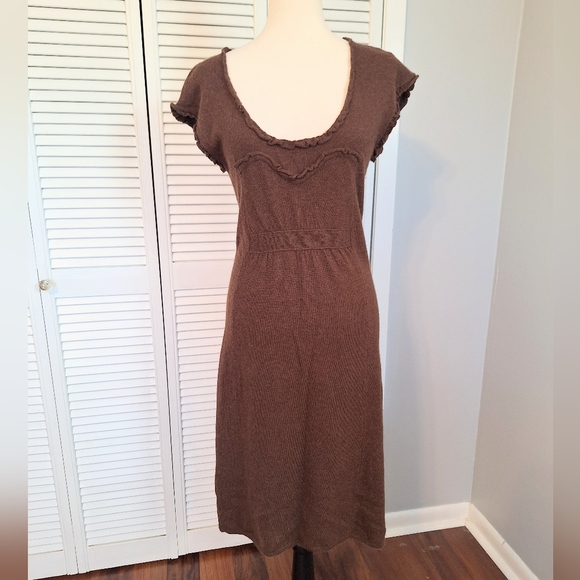 Dresses & Skirts - Anthropologie Knitted Knotted Cashmere Angora Dress Medium *X